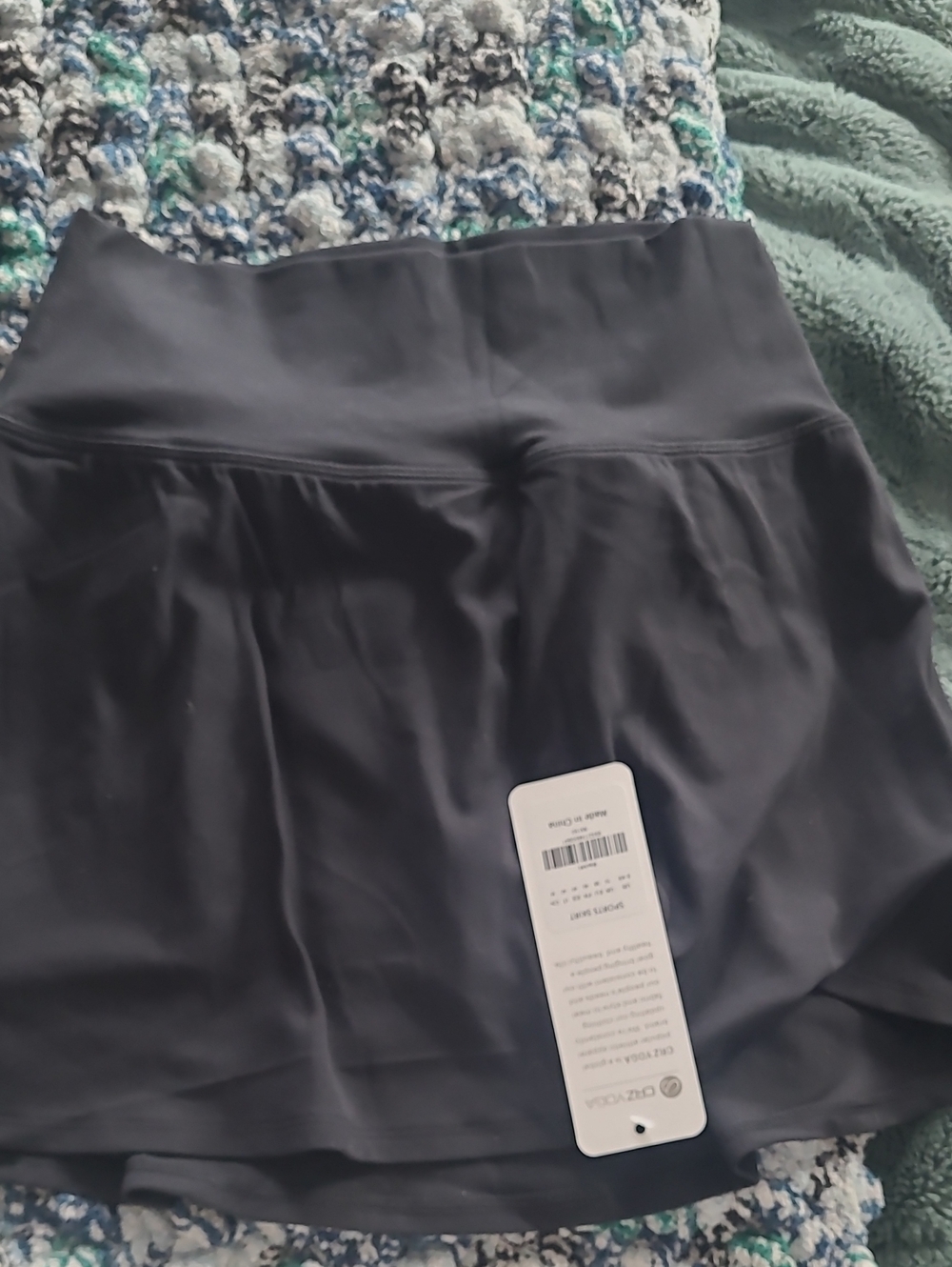 CRZ YOGA Black Golf Skirt